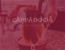 Tablet Screenshot of cappadociarestaurant.co.uk